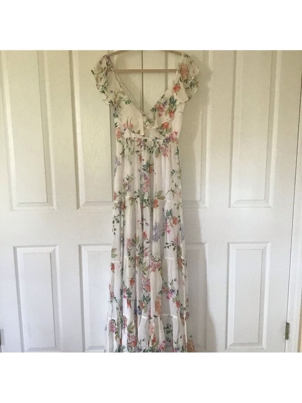 Yumi Kim Floral Maxi Dress - Cream and Multicolor - Picture 5 of 7